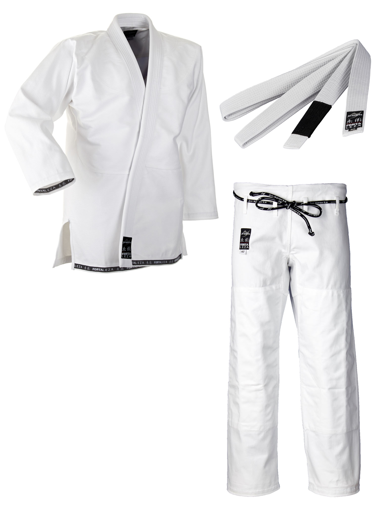 BJJ Starter Gi Fortaleza + BJJ Gürtel weiß