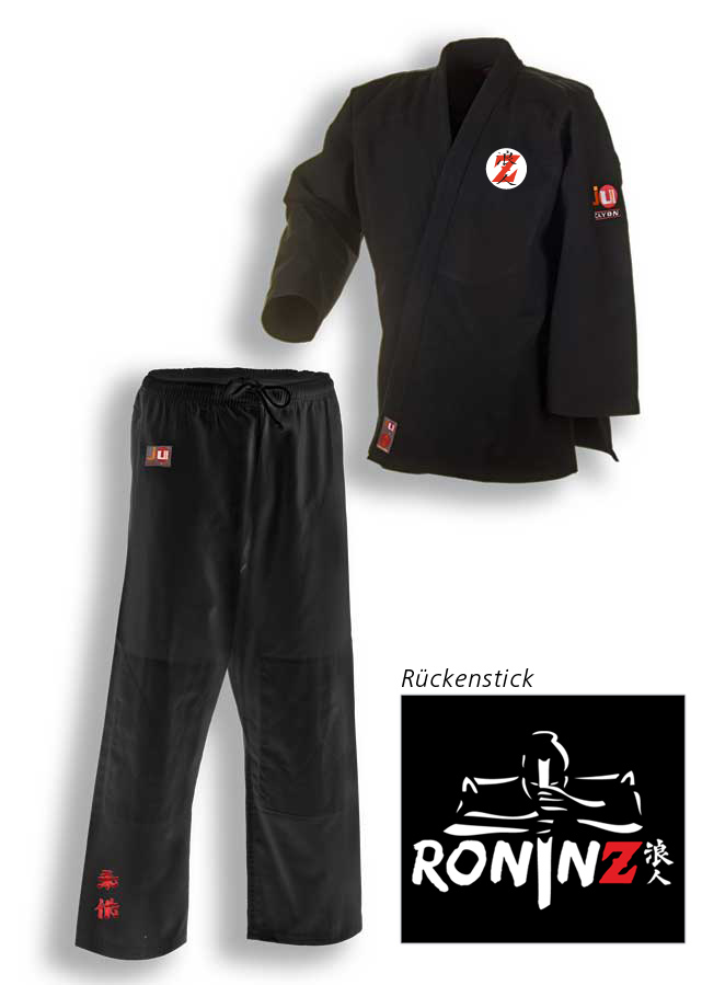 Ju-Jutsu Anzug "Cayon" black RoninZ Edition