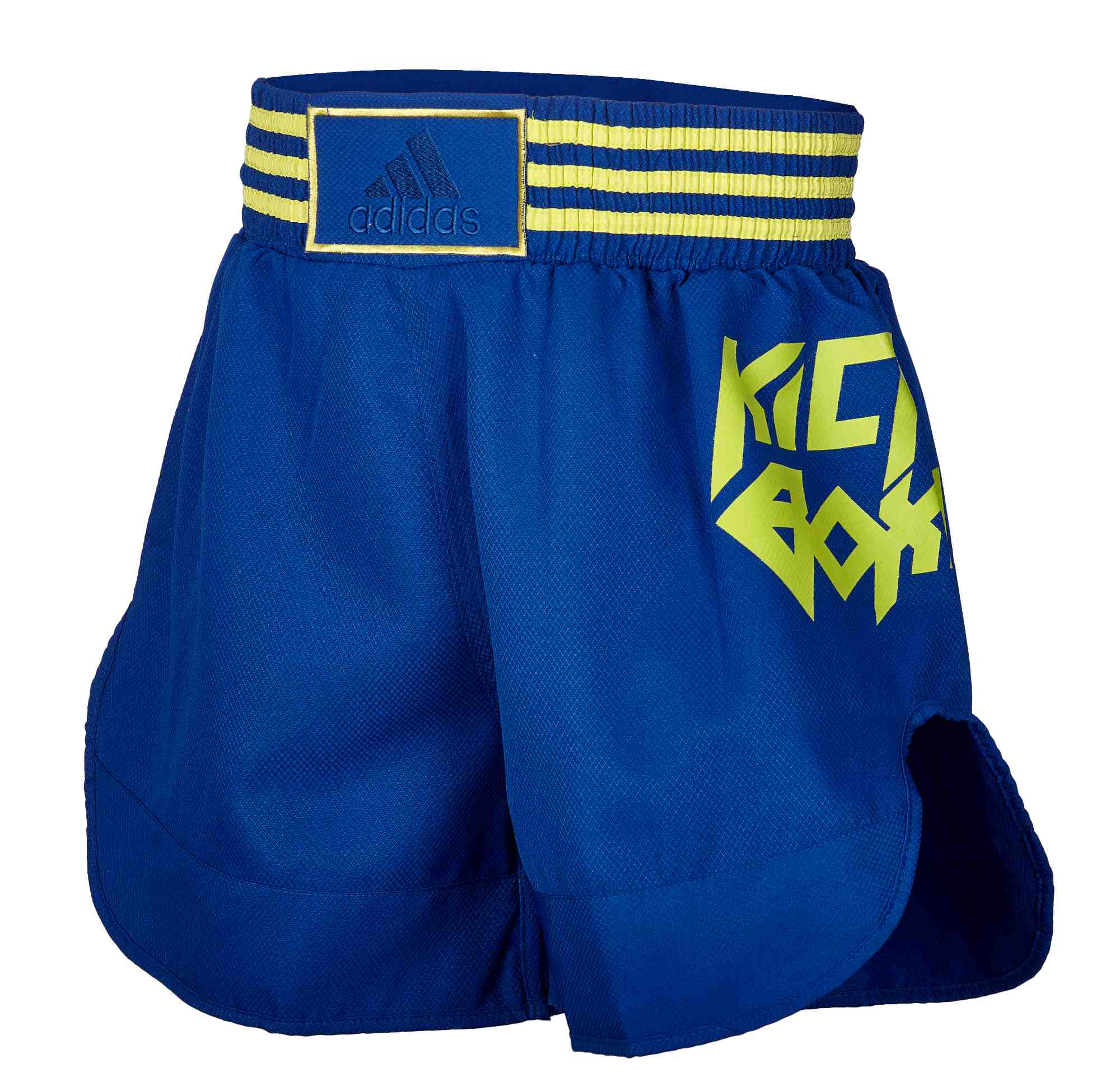 adidas Kick Boxing Shorts K1 blue/yellow, ADISKB02