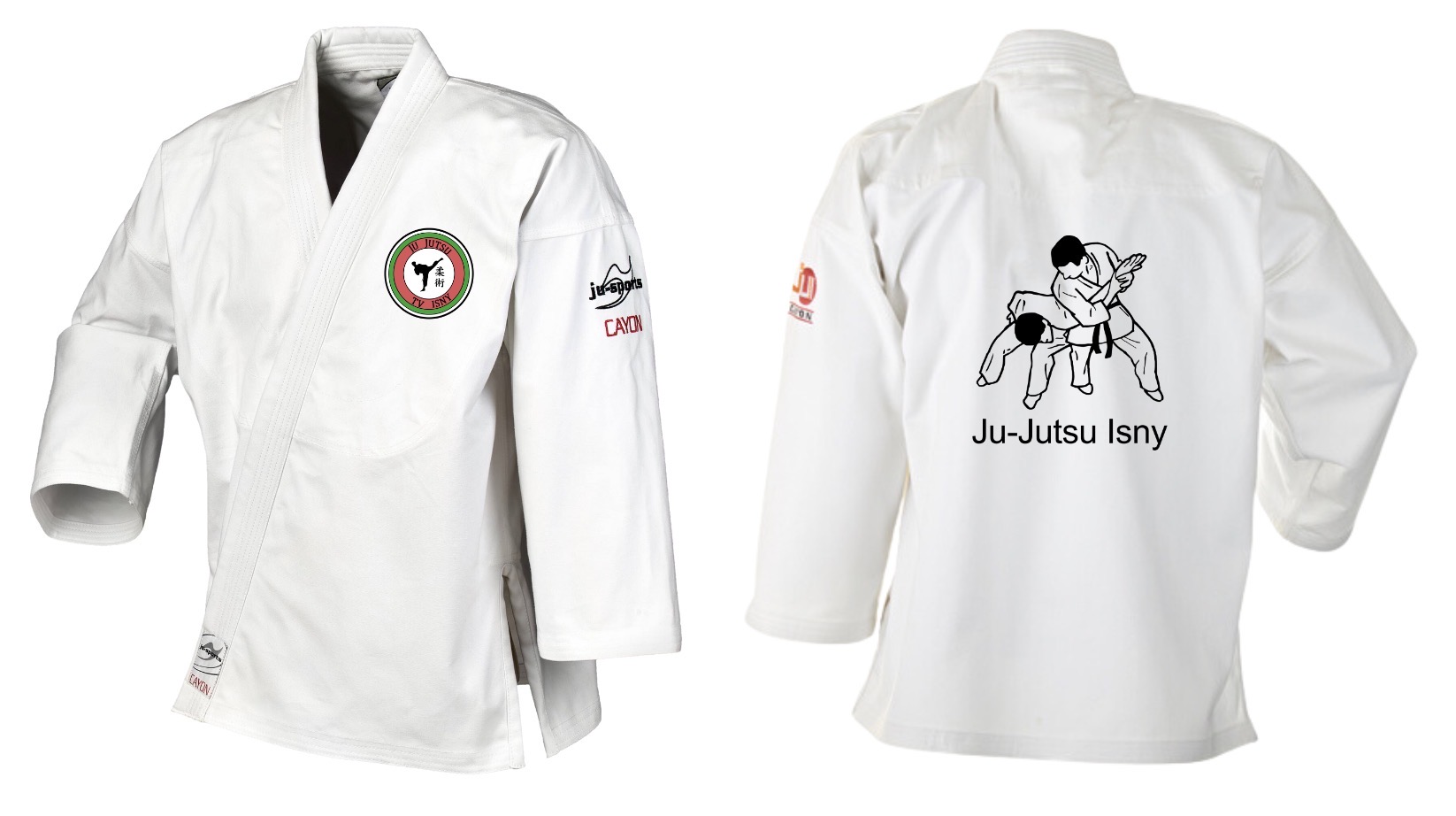 Ju-Jutsu Anzug "Cayon", weiß Vereinskollektion TV Isny