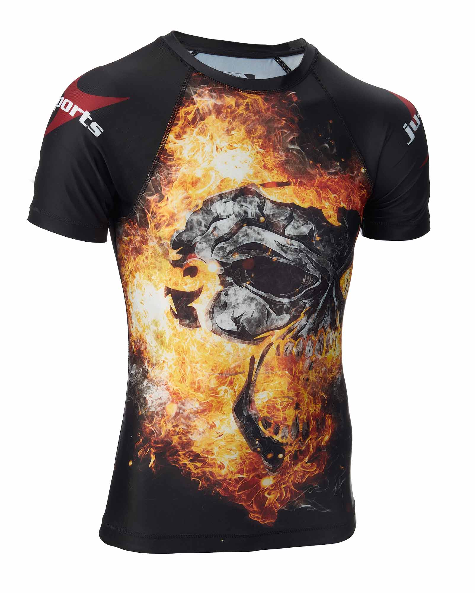 Dark Line Rashguard shortsleeve "Skull"