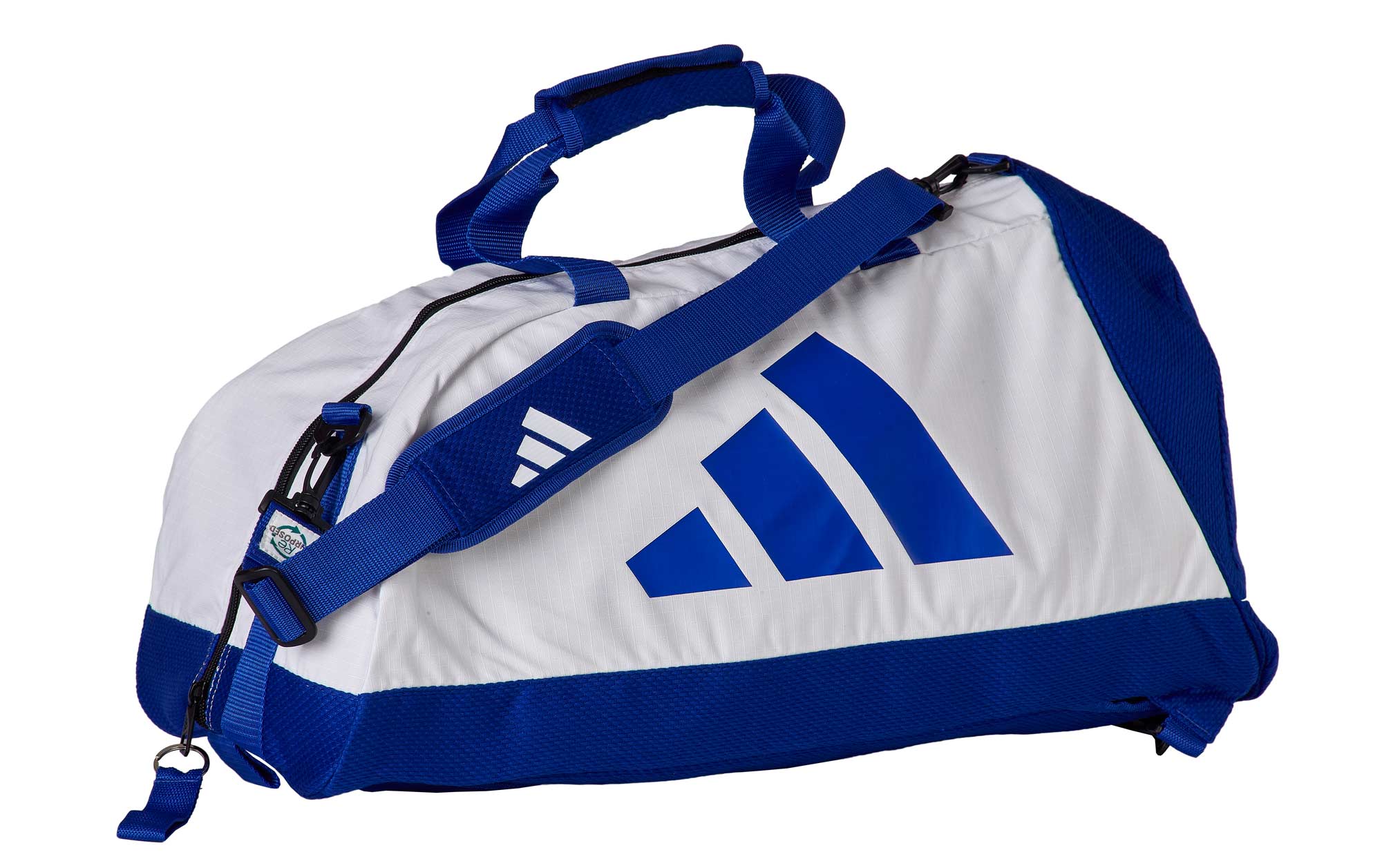adidas 2in1 Bag Combat Sports blue/white cotton M, ADIACC040CS