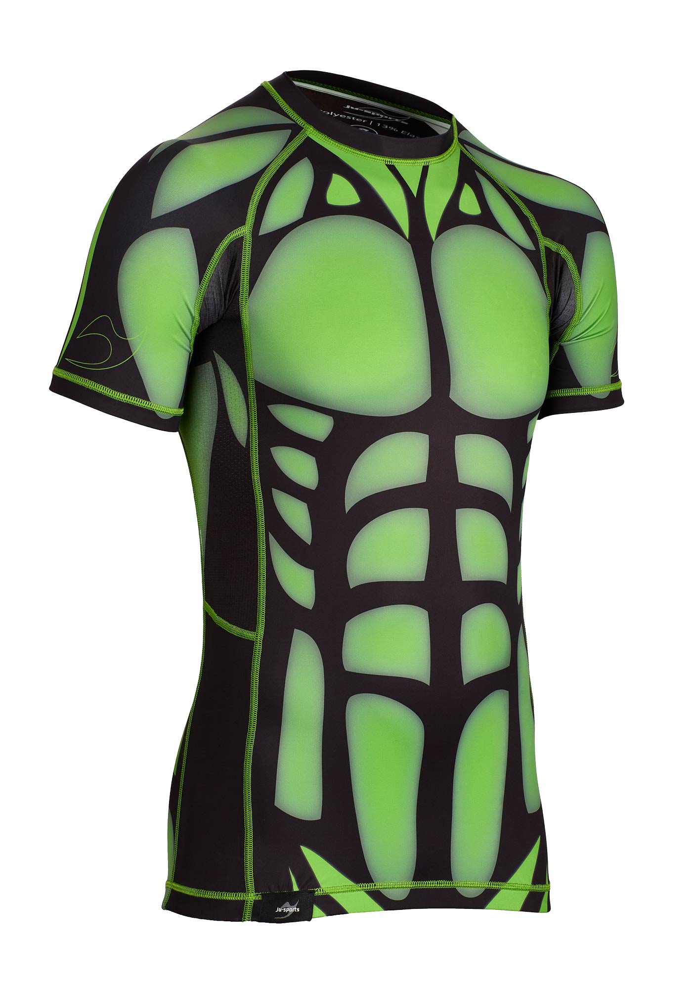 Rashguard DV4 kurzarm black/green