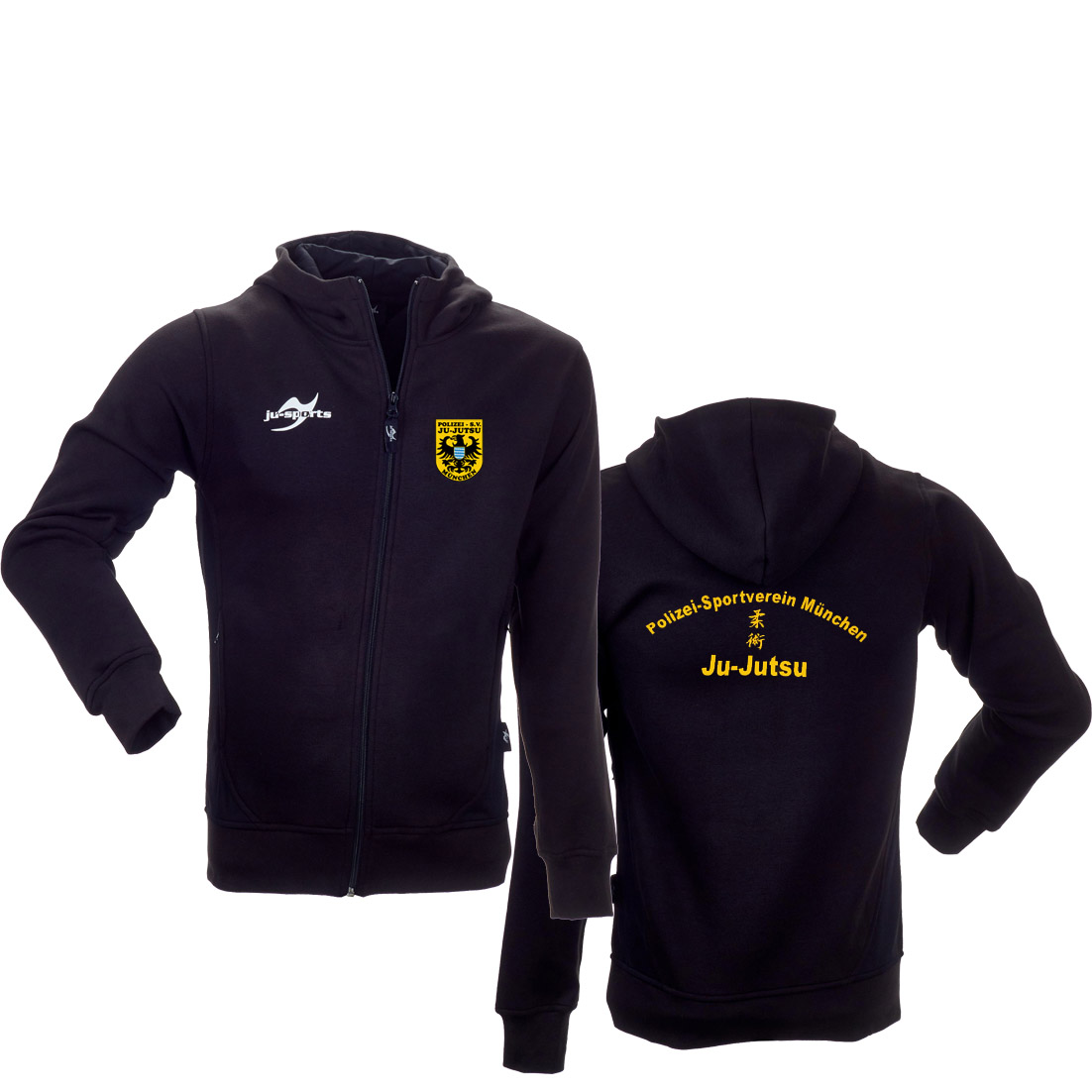 Polizei SV München Teamwear Element Core Zip Hoodie schwarz