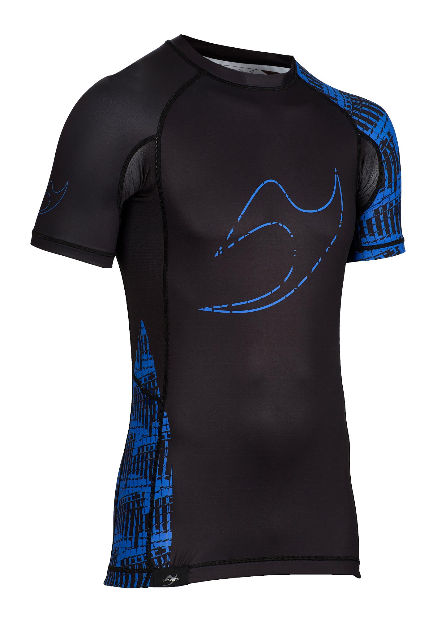 Rank Rashguard RV2 kurzarm black/blue
