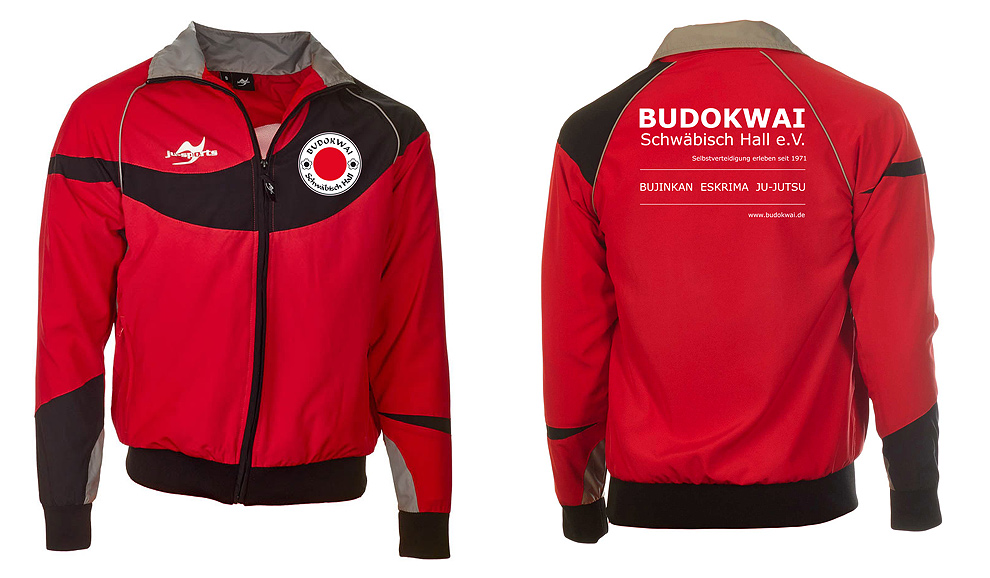Teamwear Element C1 Jacke rot, Budokwai Schwäbisch Hall e.V. Vereinsedition