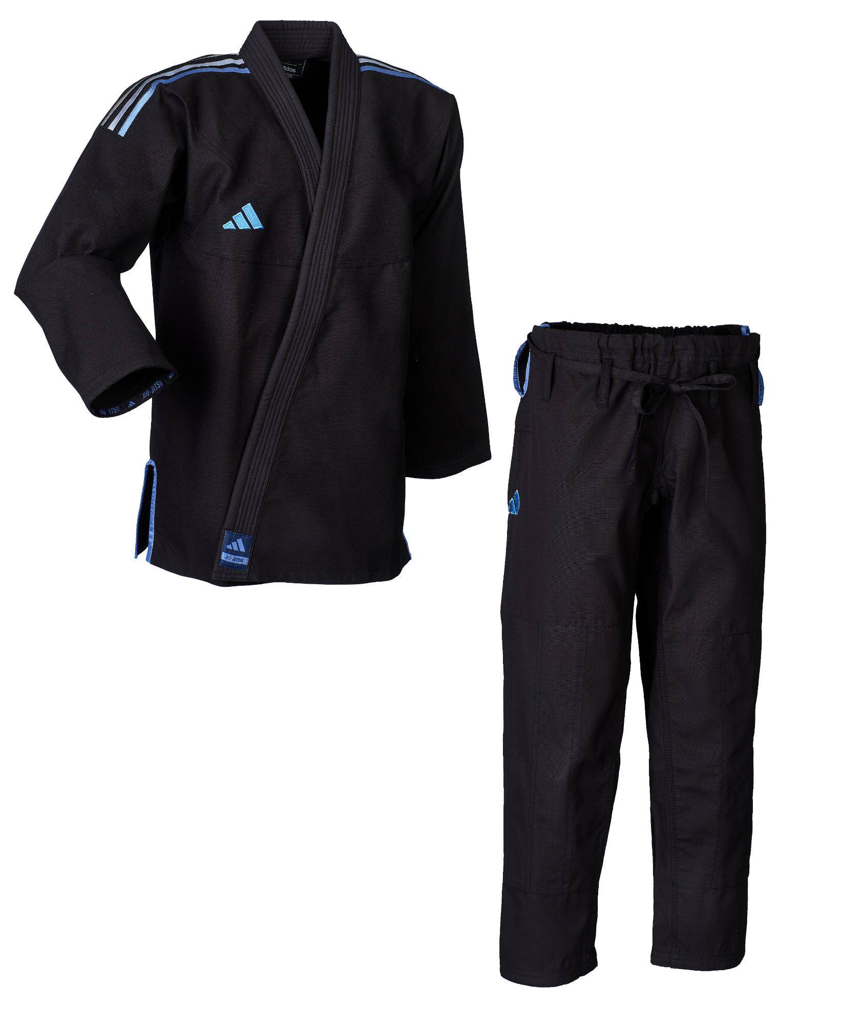 Abverkauf Modell 2024: adidas BJJ Anzug Challenge 2.0 black/gradient blue JJ350