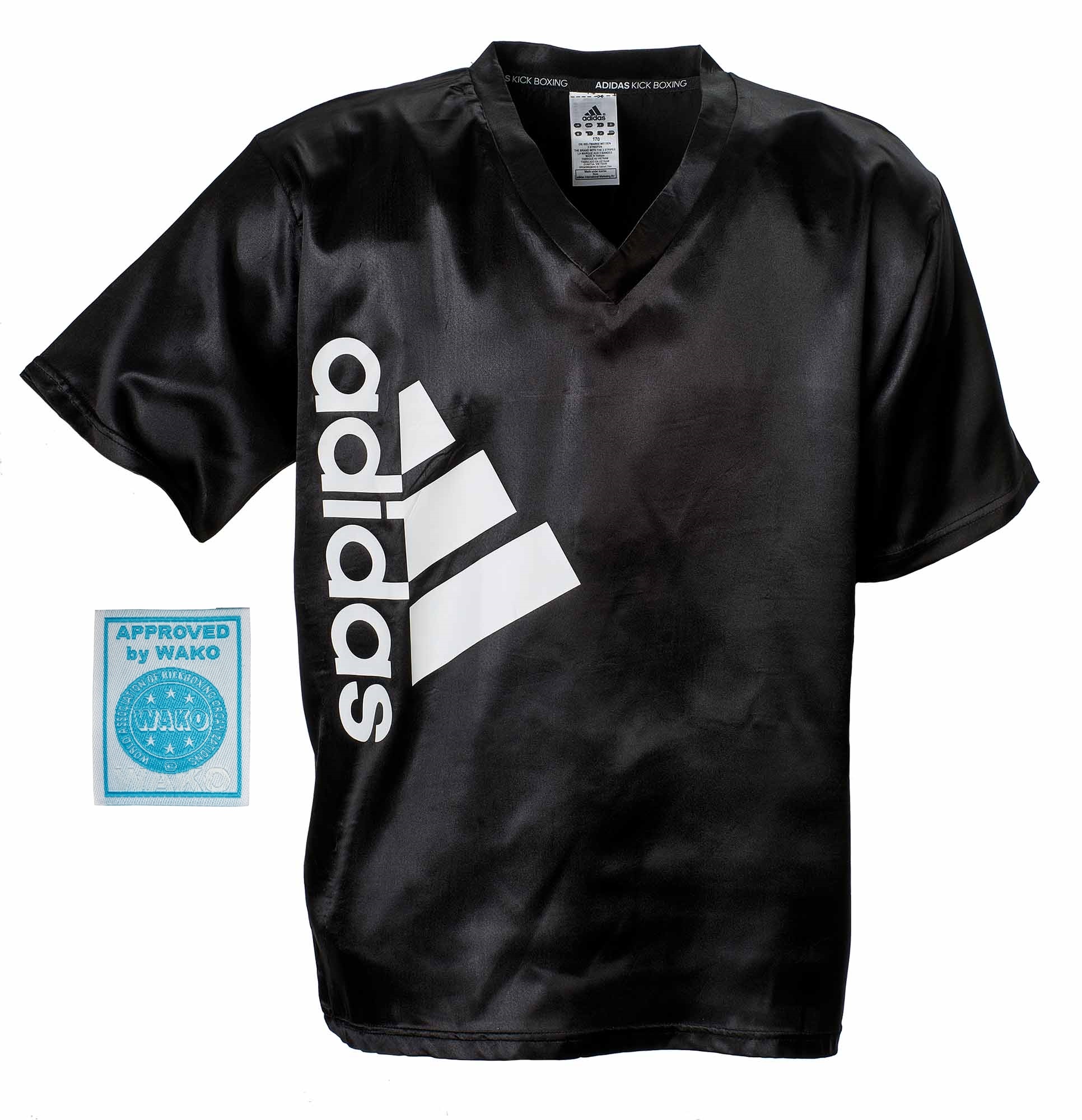 adidas Kickbox-Shirt schwarz/weiß, adiKBUN110S