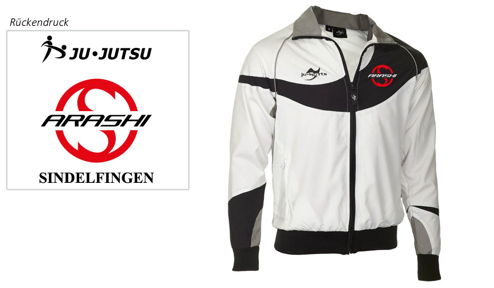 Teamwear Element C1 Jacke weiß Arashi Vereinsedition