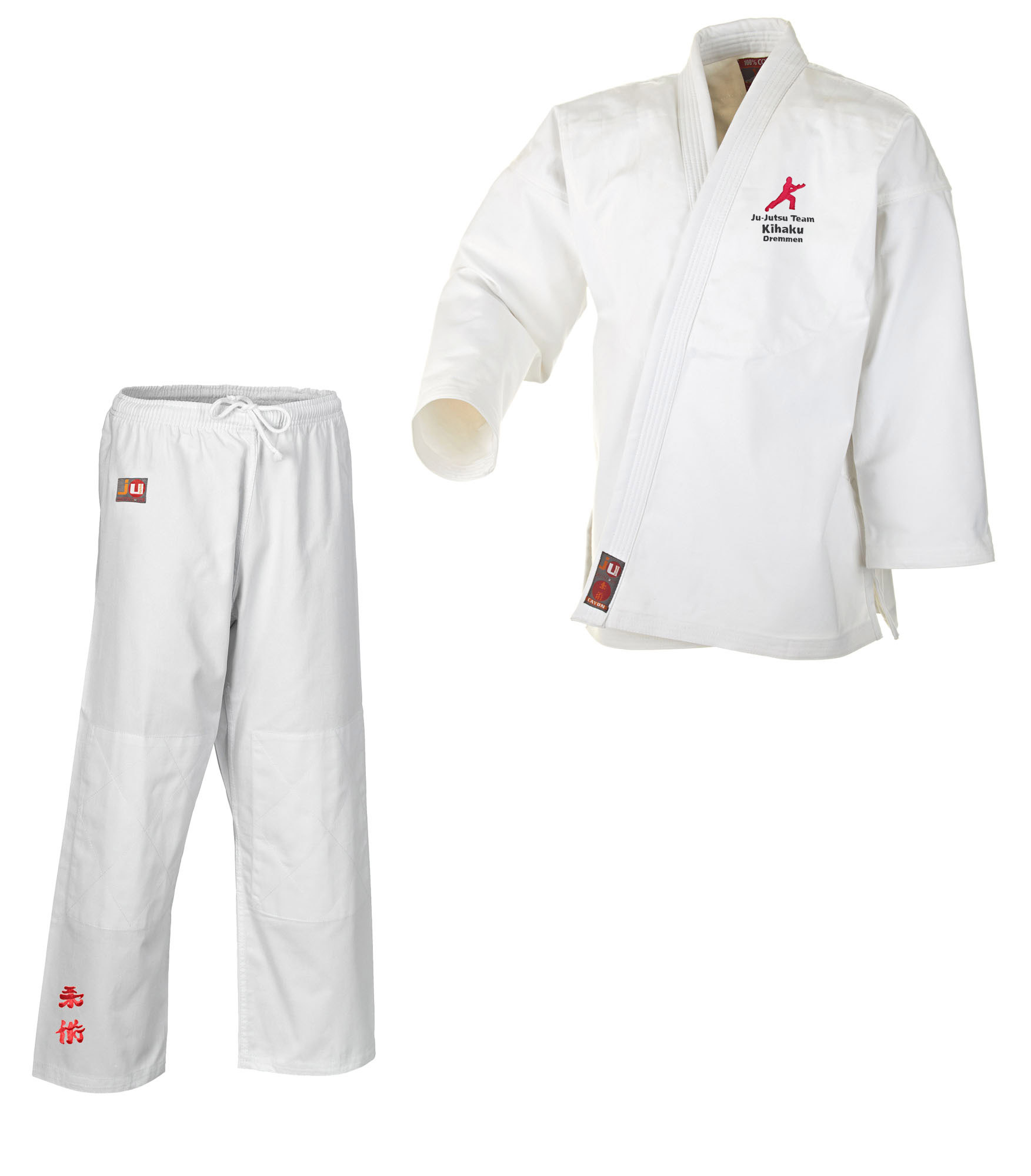 Ju-Jutsu Anzug "Cayon", weiß - Kihaku Dremmen