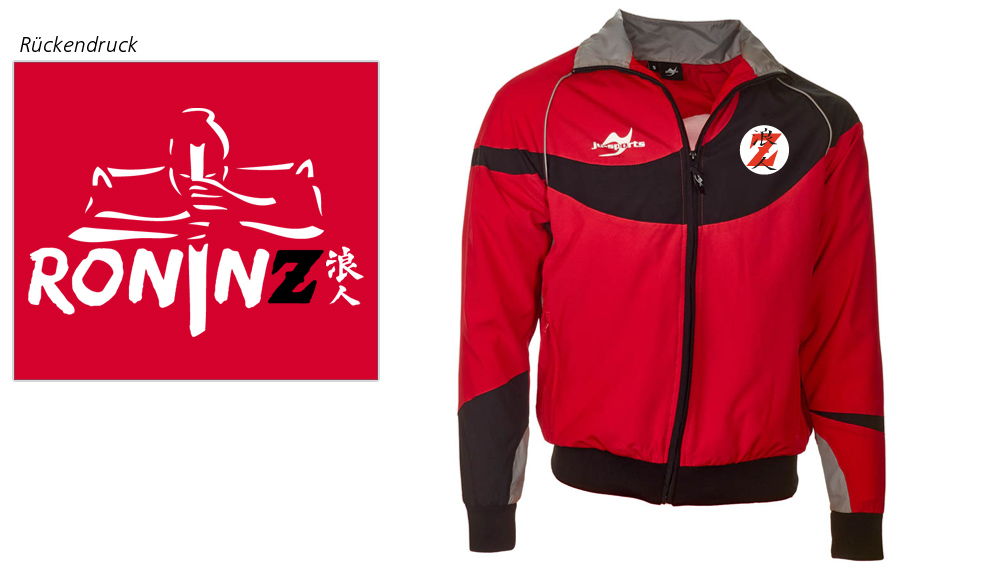 Teamwear Element C1 Jacke rot RoninZ Edition