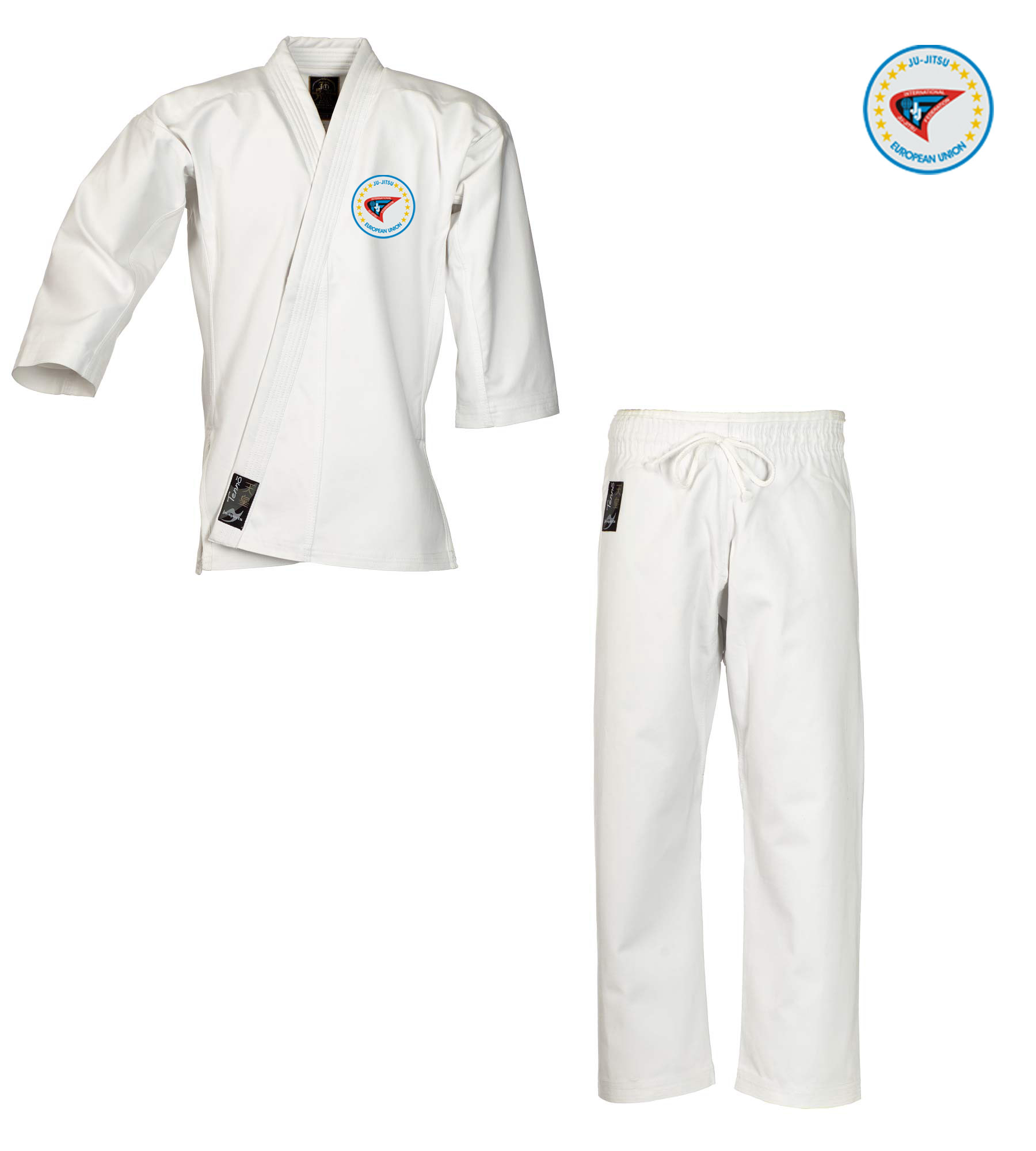 Ju-Jutsu Anzug "Tenno" weiß JJEU Edition