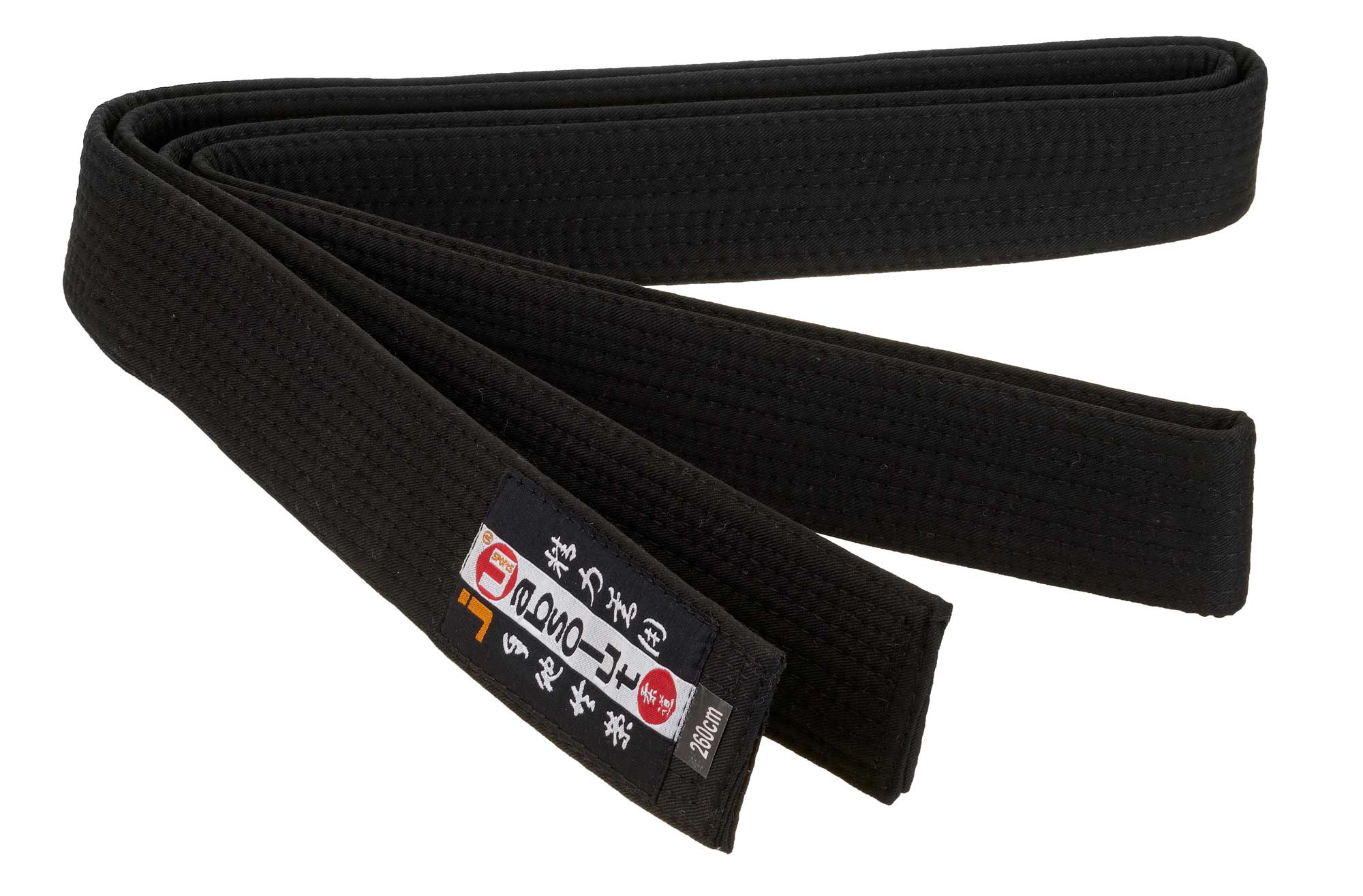 Ju-Sports Gürtel Absolut schwarz 5 cm