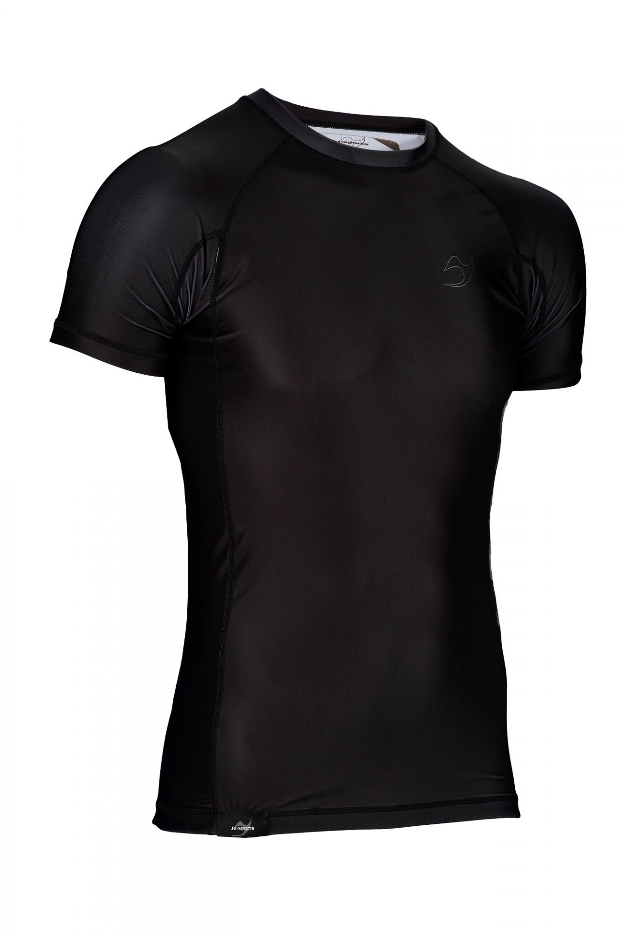 Base Line Kids Rashguard kurzarm schwarz