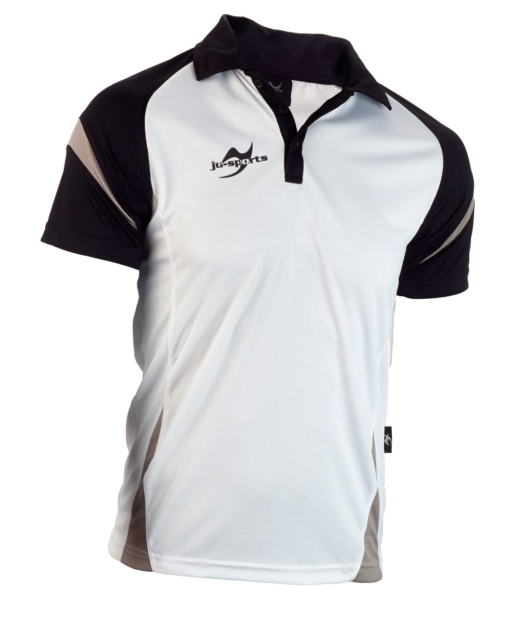 Teamwear Element C2 Polo weiß/schwarz