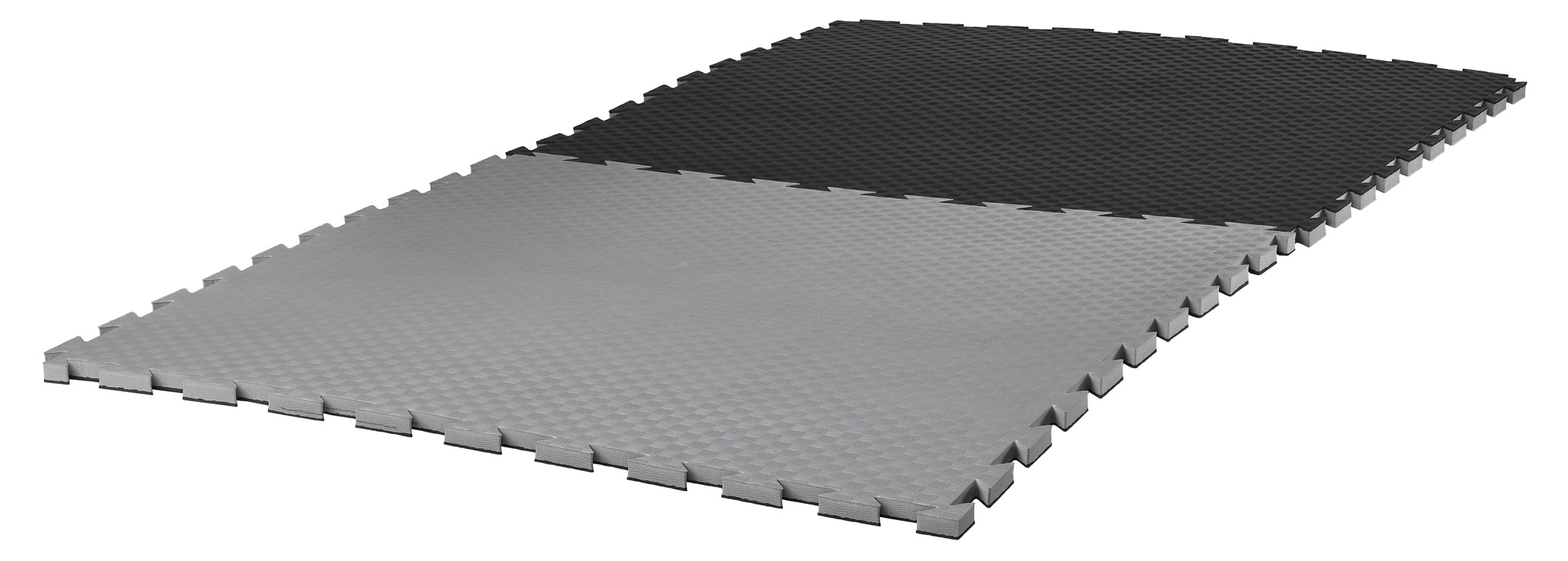 Puzzlematte Pro Checker 2 cm schwarz/grau Wendematte
