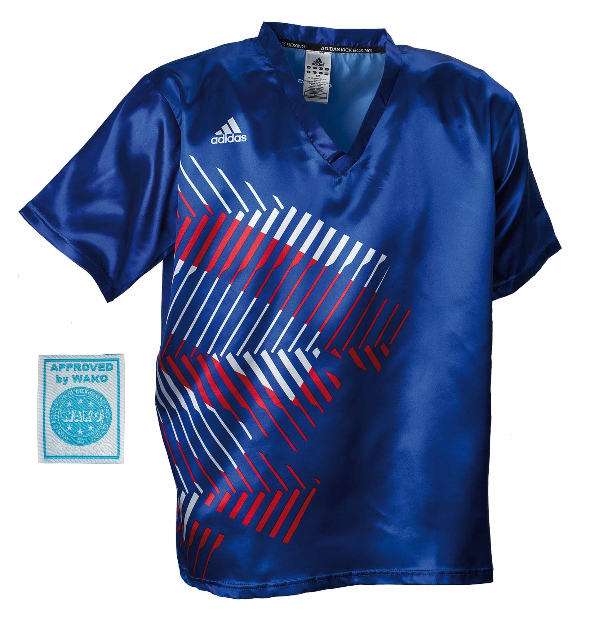 adidas Kickbox-Shirt blau/rot/weiß, adiKBUN300S