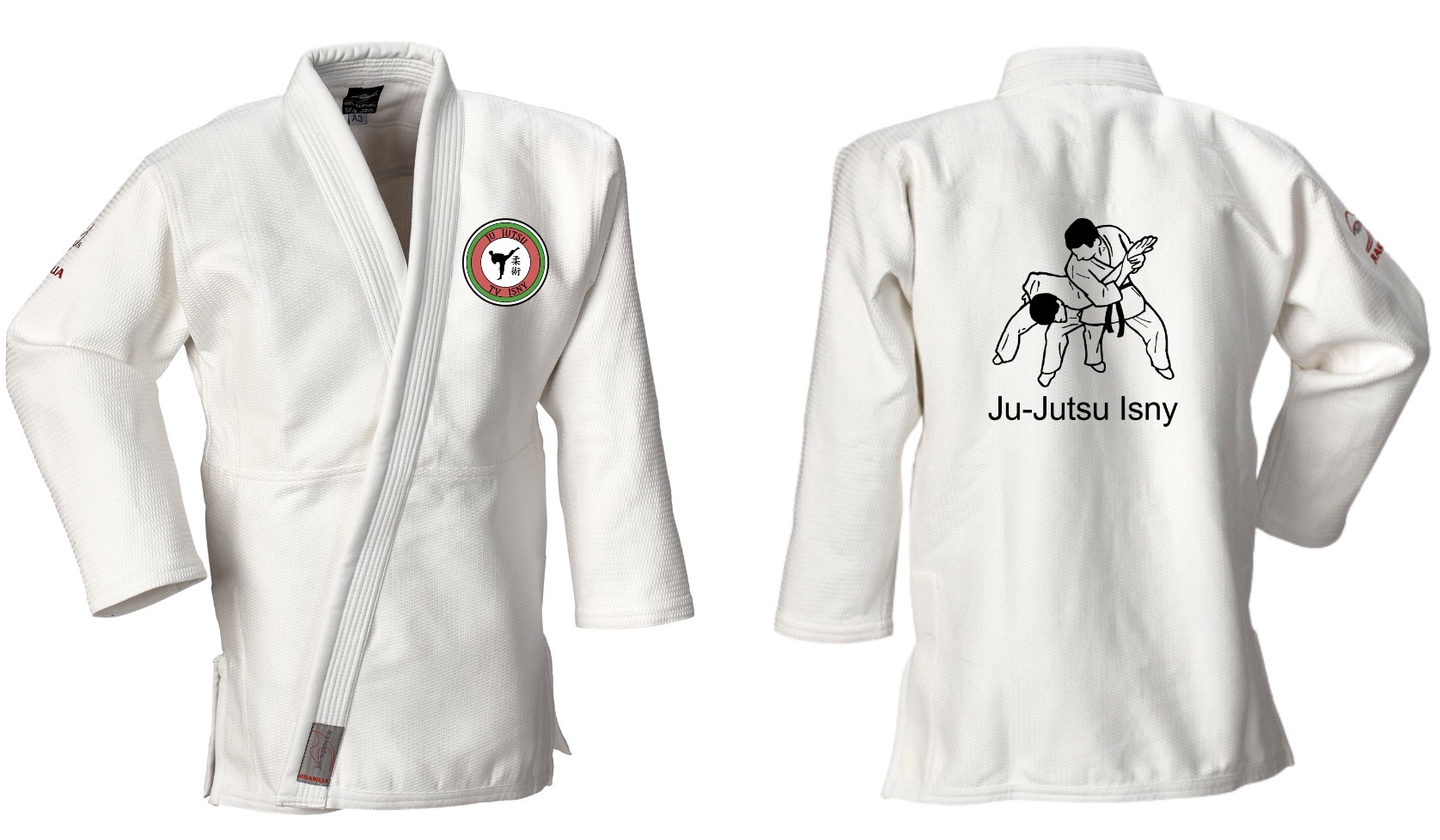 Ju-Jutsu Anzug Brasilia weiß, TV Isny Kollektion