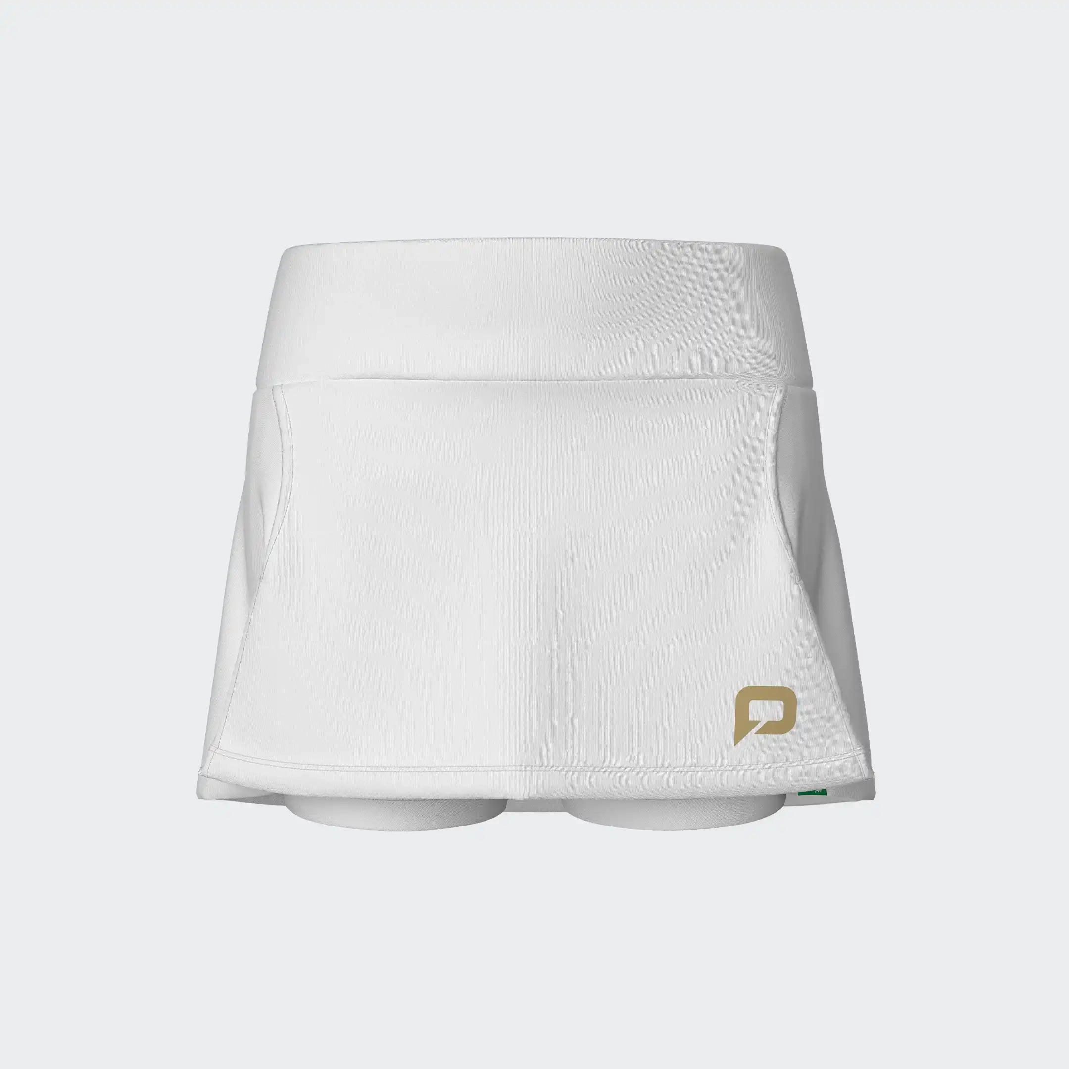 Pallap Women`s Competition Skort white/mat gold