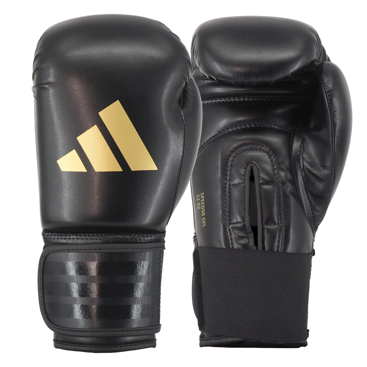 Boxhandschuhe, Schwarz, Gymnastik, Gelpolster, Verschlussband
