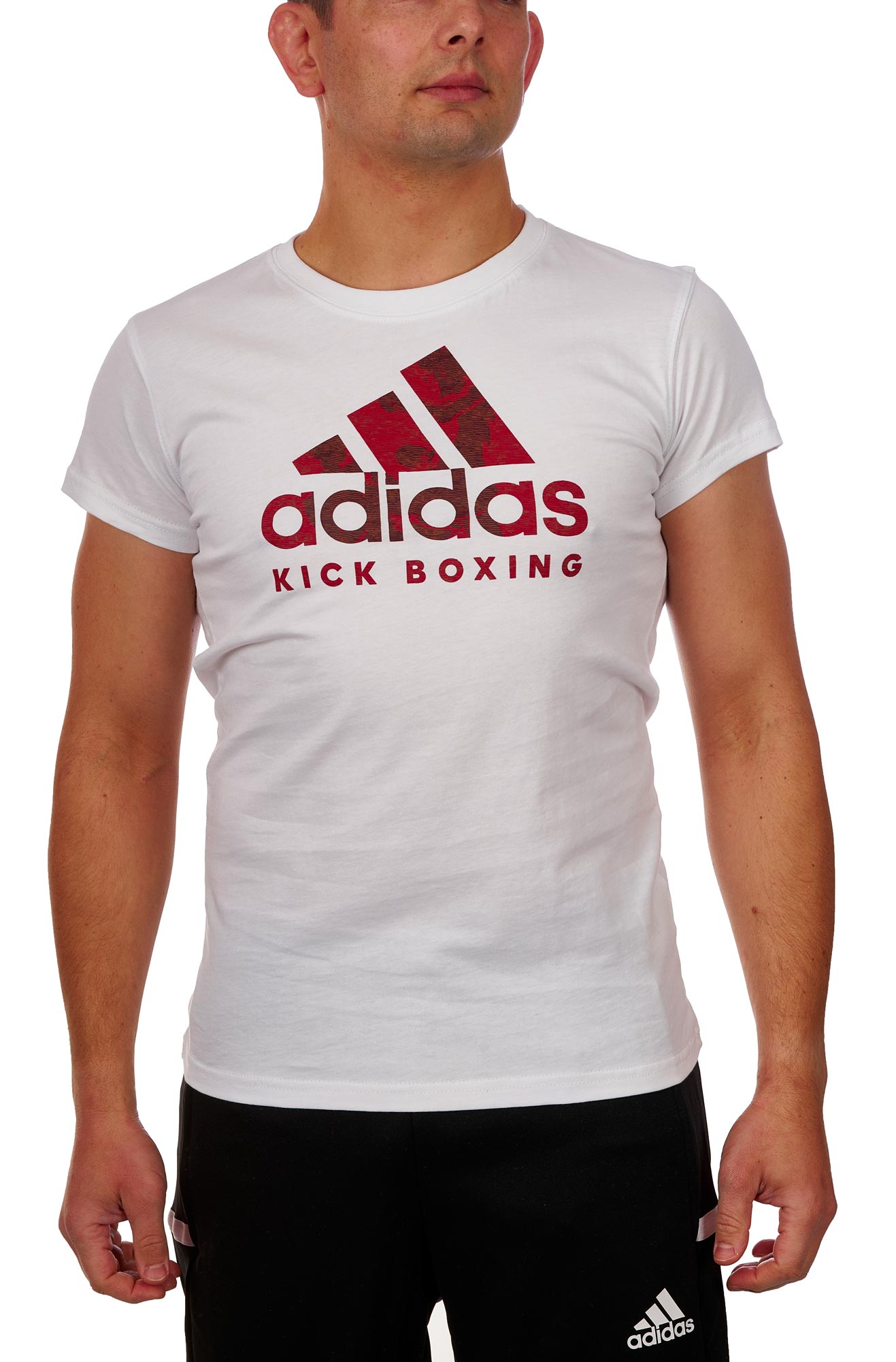 adidas Badge of Sport T-Shirt Kickboxing weiß, adiCLTS20KB