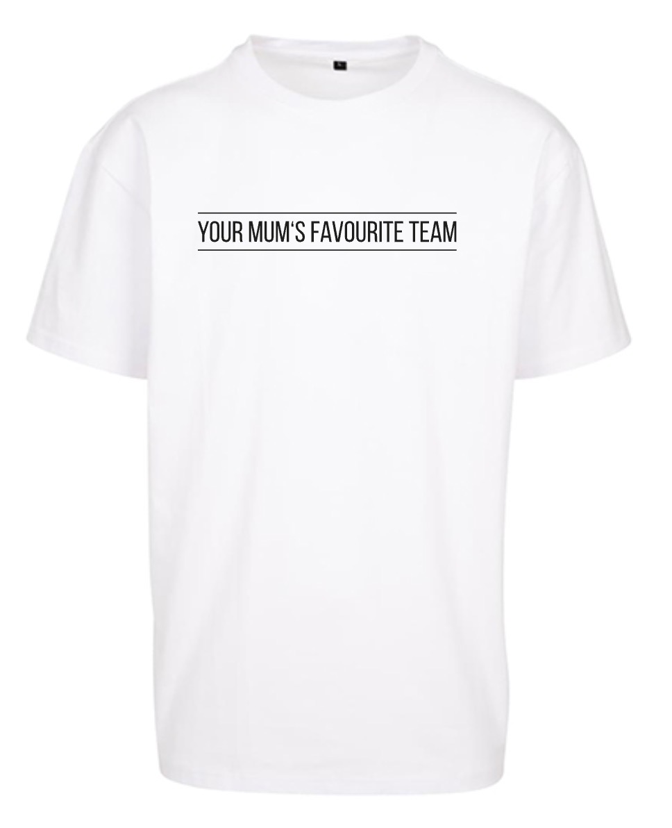VfL Volkach Motivshirt Oversize "Favorite Team" weiß