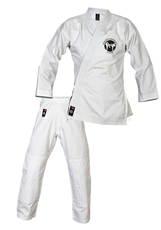 Gi Element Slim Cut weiß Budokwai Öhringen Vereinsedition