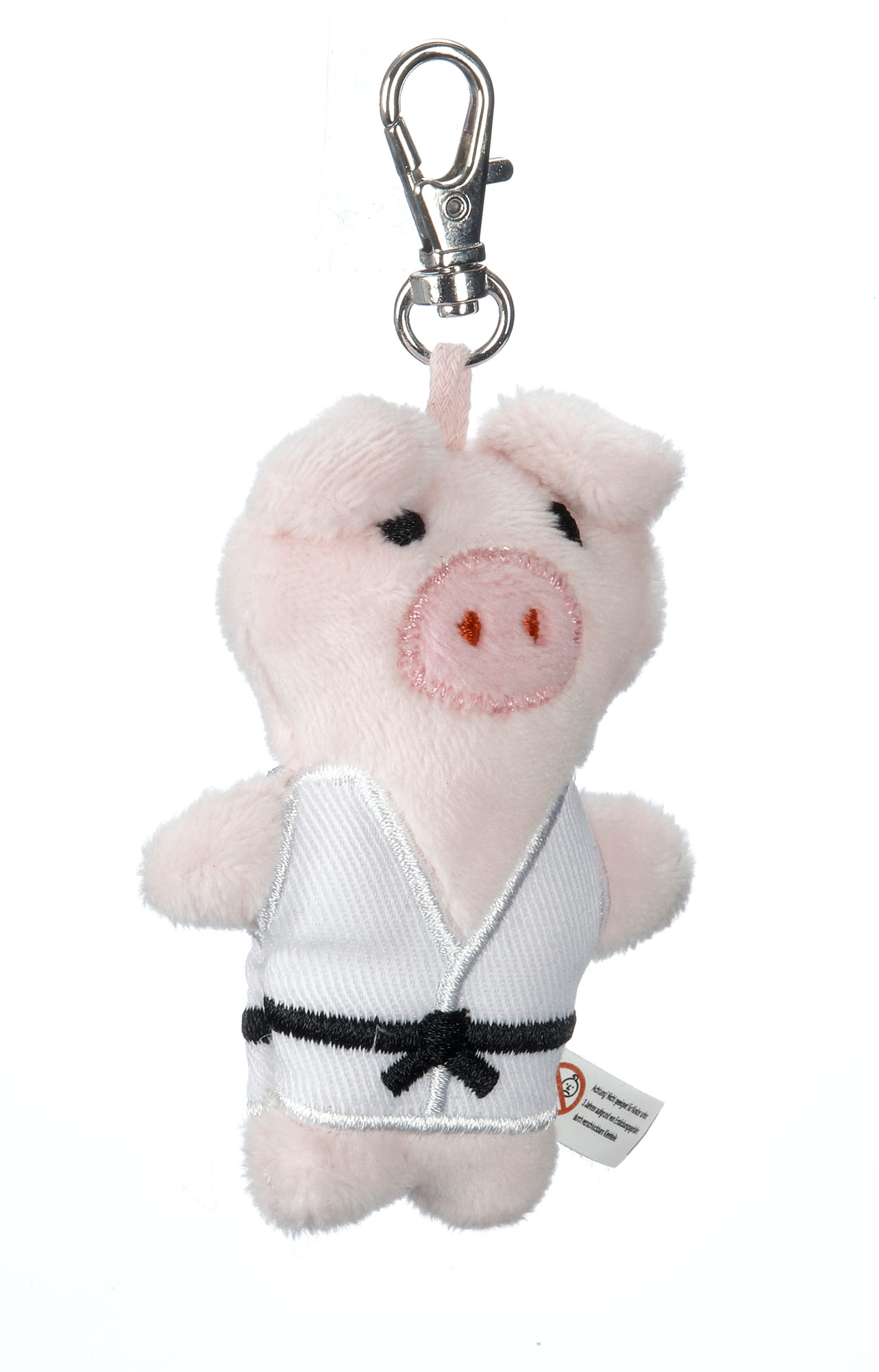 Plüschtier (flach) Schlüsselanhänger, ca. 7 cm