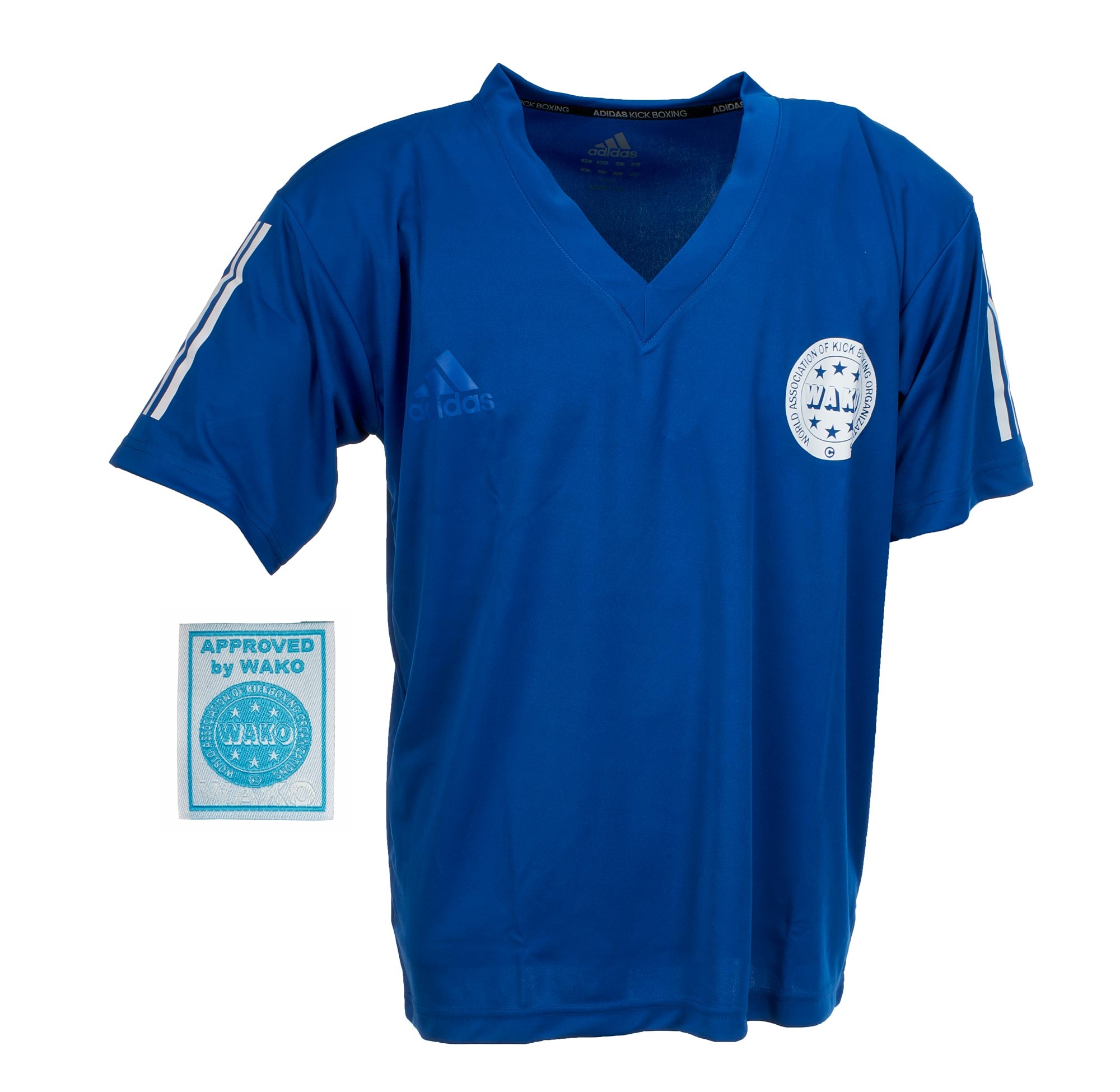 adidas Kickbox-Point Fight Shirt blau PE, adiPFT1PE