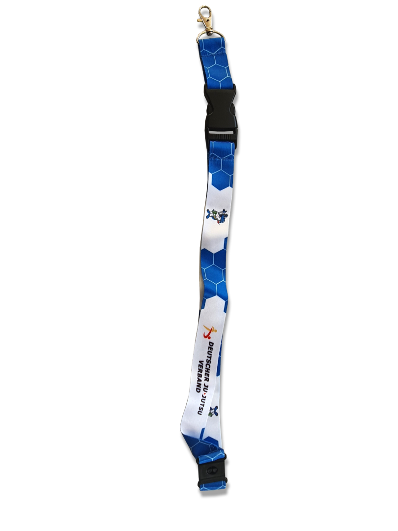 lanyard, Keychain, clip, blue, pattern