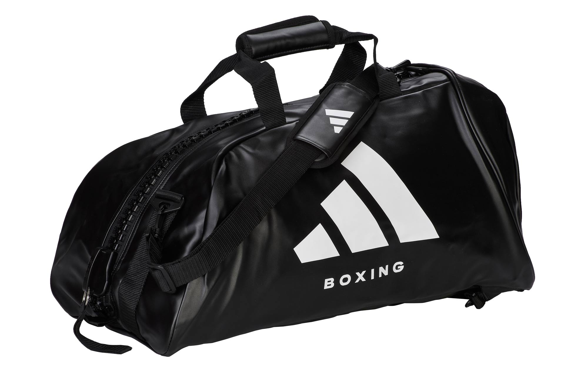 adidas 2in1 Bag Boxing black/white PU, adiACC051B
