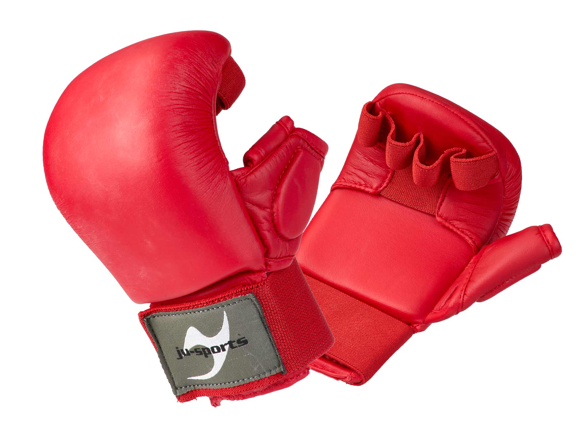 Karate Handschutz rot mit Daumen