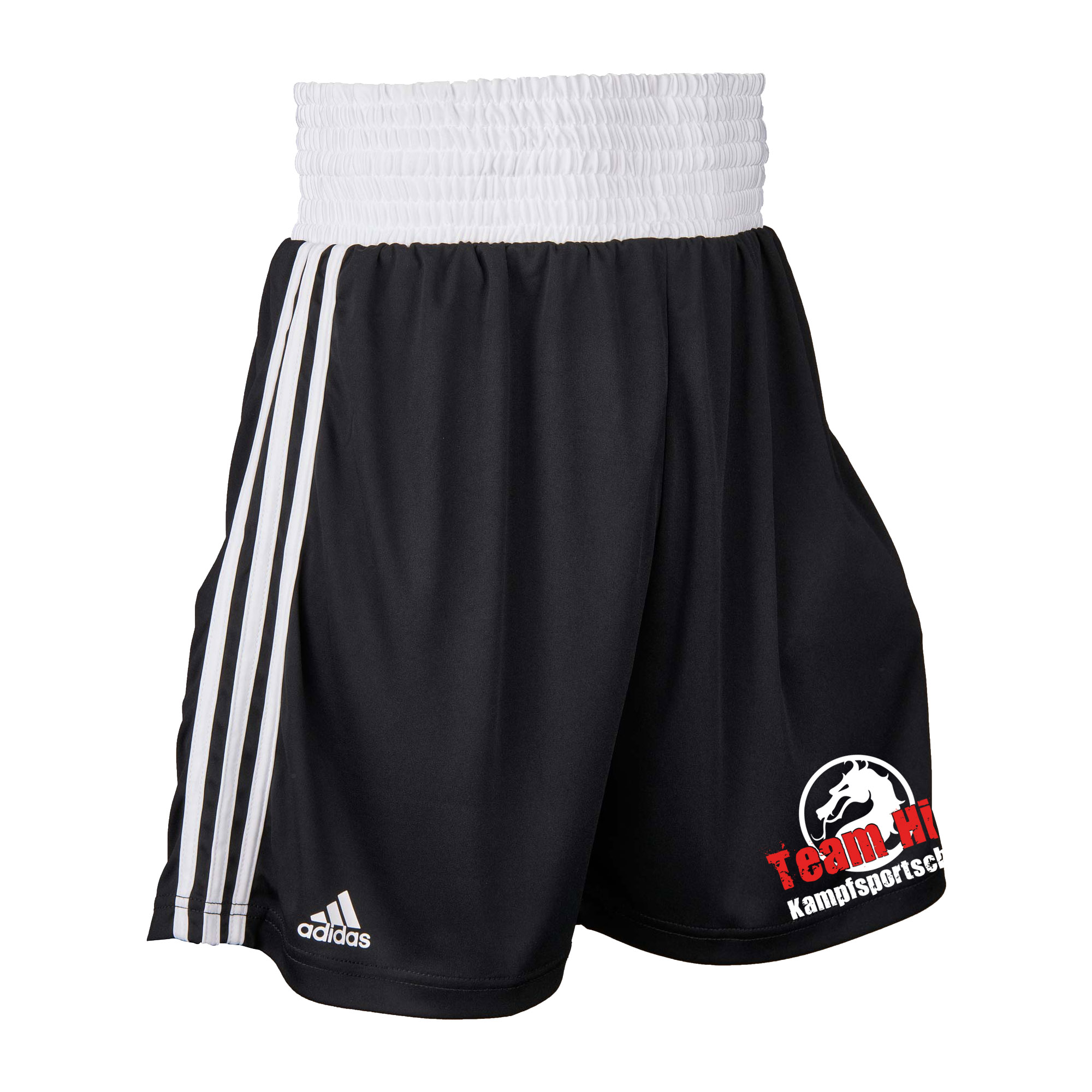 adidas Box-Short schwarz/weiß, ADIBTS02 Team Hili