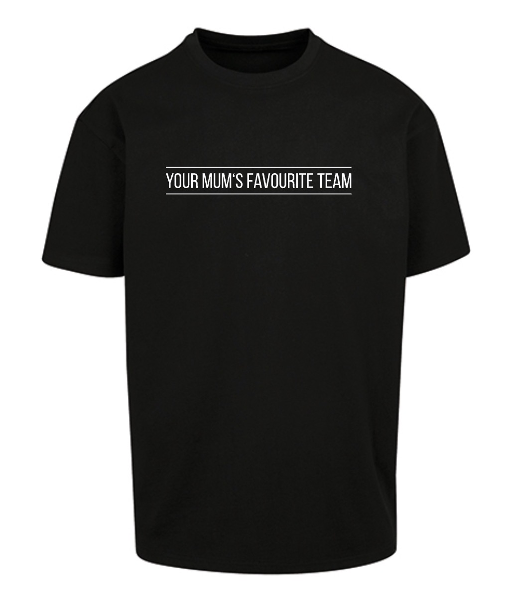 VfL Volkach Motivshirt Oversize "Favorite Team" schwarz