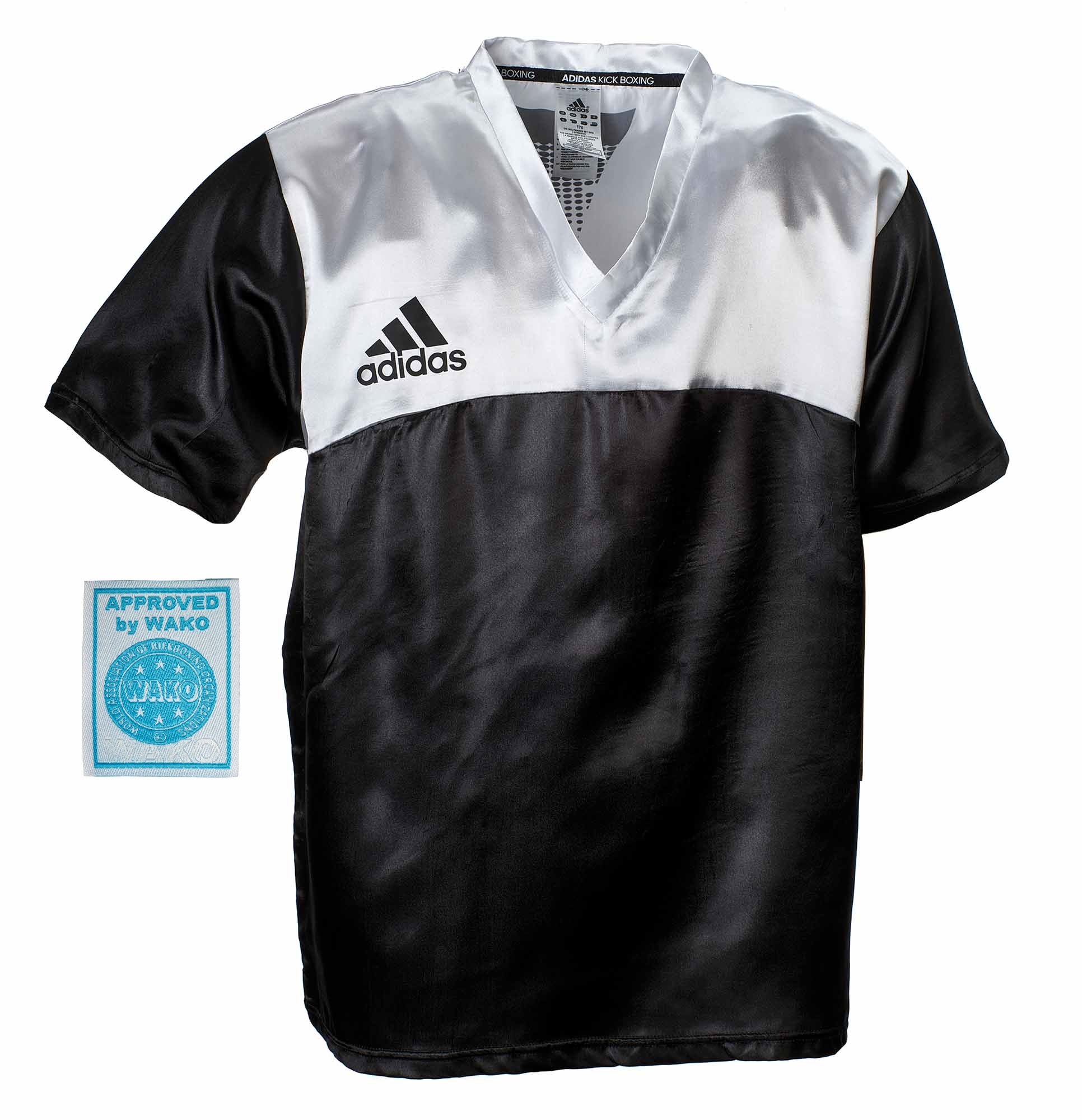 adidas Kickbox-Shirt schwarz/weiß, adiKBUN100S