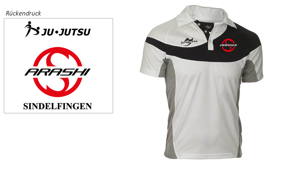 Teamwear Element C1 Polo weiß Arashi Vereinsedition