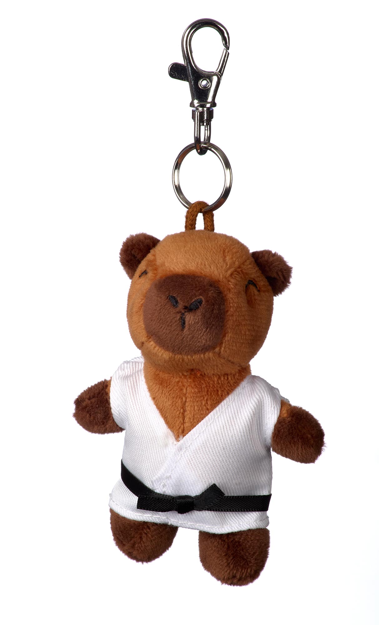 Capybara - Plüschtier-Schlüsselanhänger, ca. 10 cm