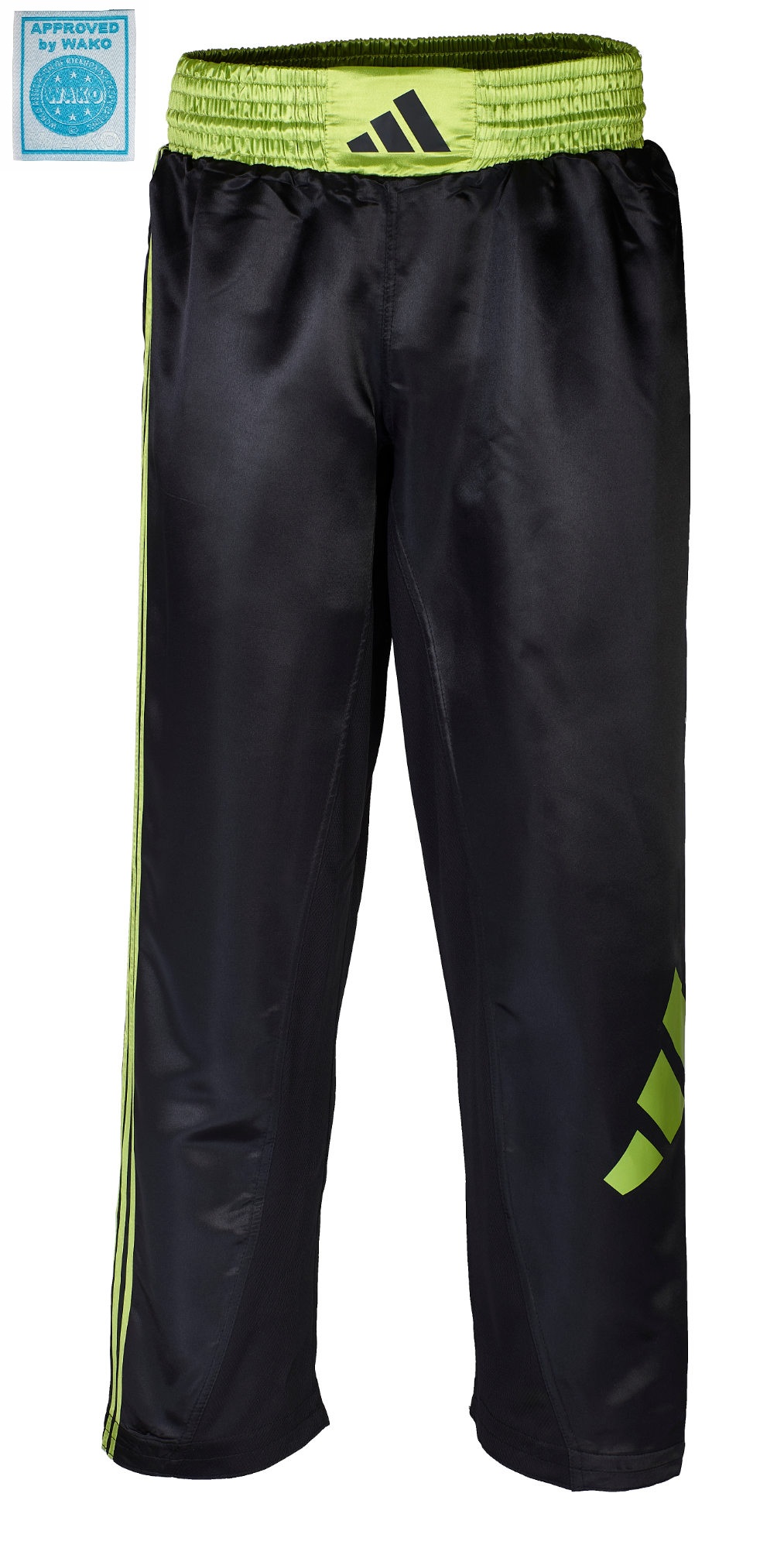 adidas Kickbox-Hose schwarz/lime-green, adiKBUN100T