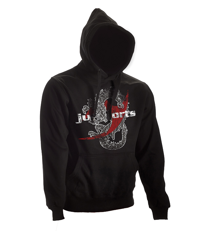 Dark-Line Hoody Dragon schwarz