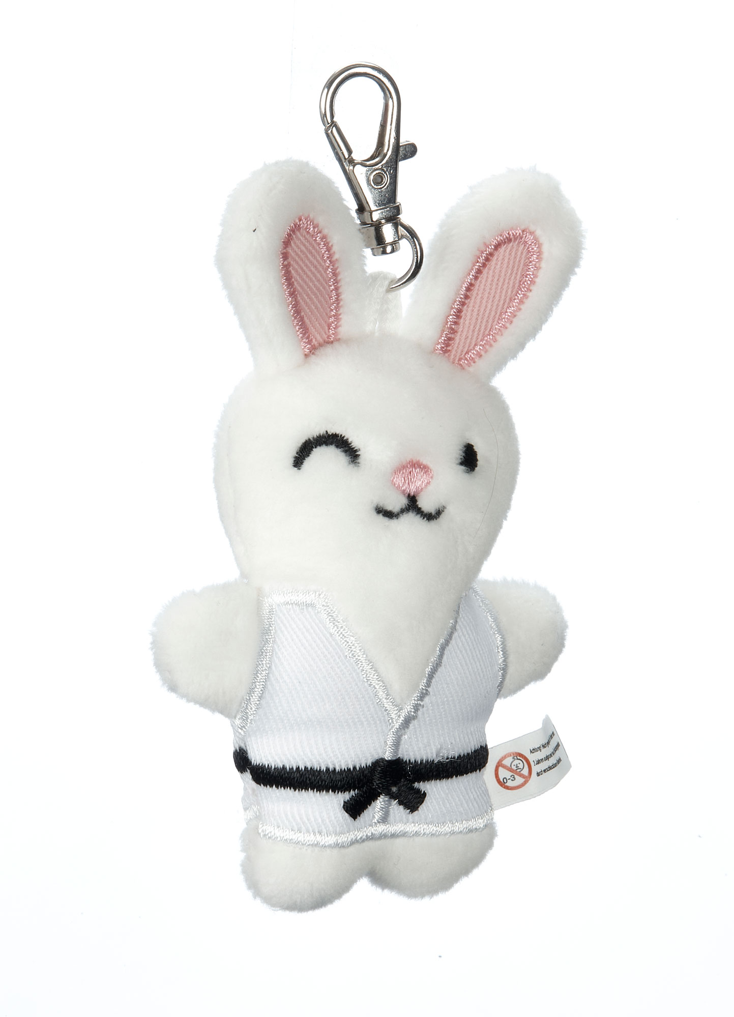 Plüschtier (flach) Schlüsselanhänger, ca. 7 cm