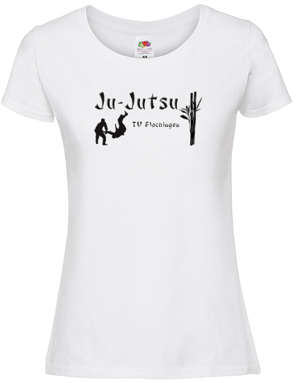 Ringspun Premium T Lady-fit weiß, F186, TV Plochingen Ju-Jutsu