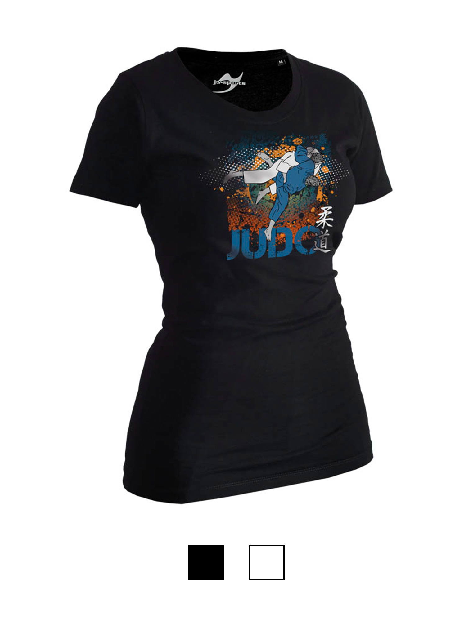 Judo-Shirt All-Japan schwarz Lady