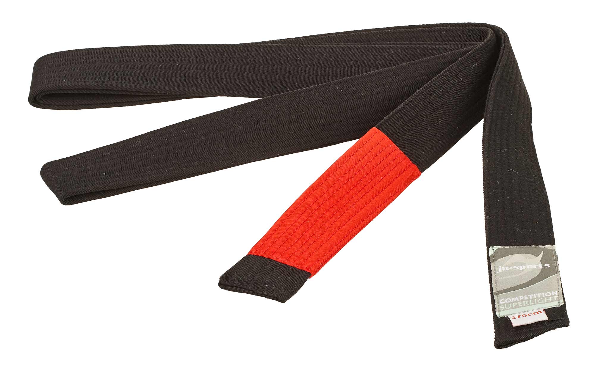Ju-Sports BJJ Gürtel Competition superlight schwarz 270 cm