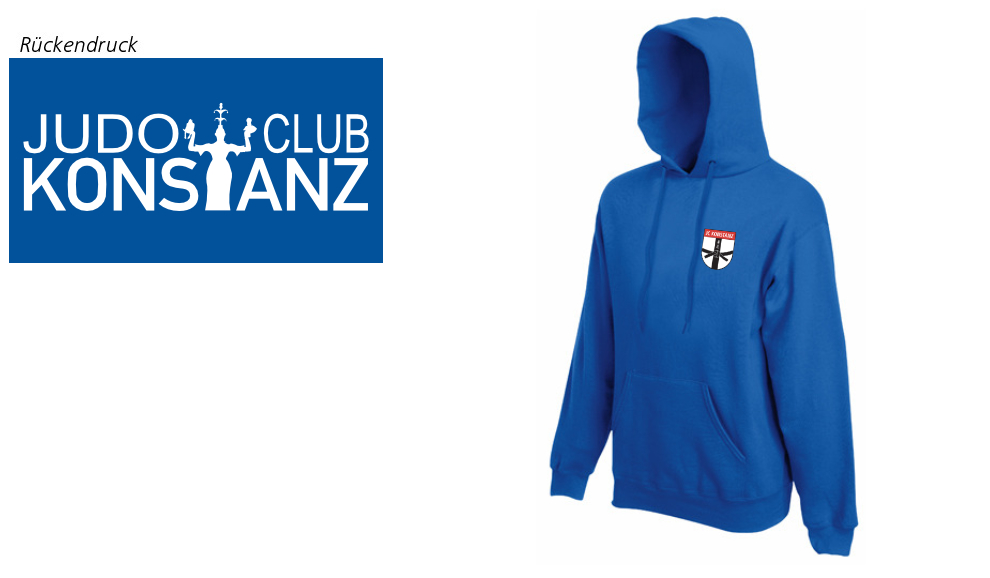 Premium Hooded Sweat JC Konstanz Vereinsedition, Royal Blue, F421N