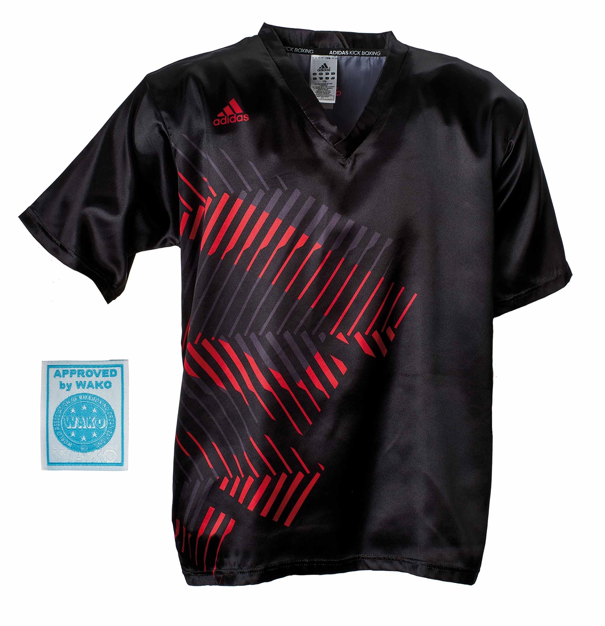 adidas Kickbox-Shirt schwarz/rot, adiKBUN300S