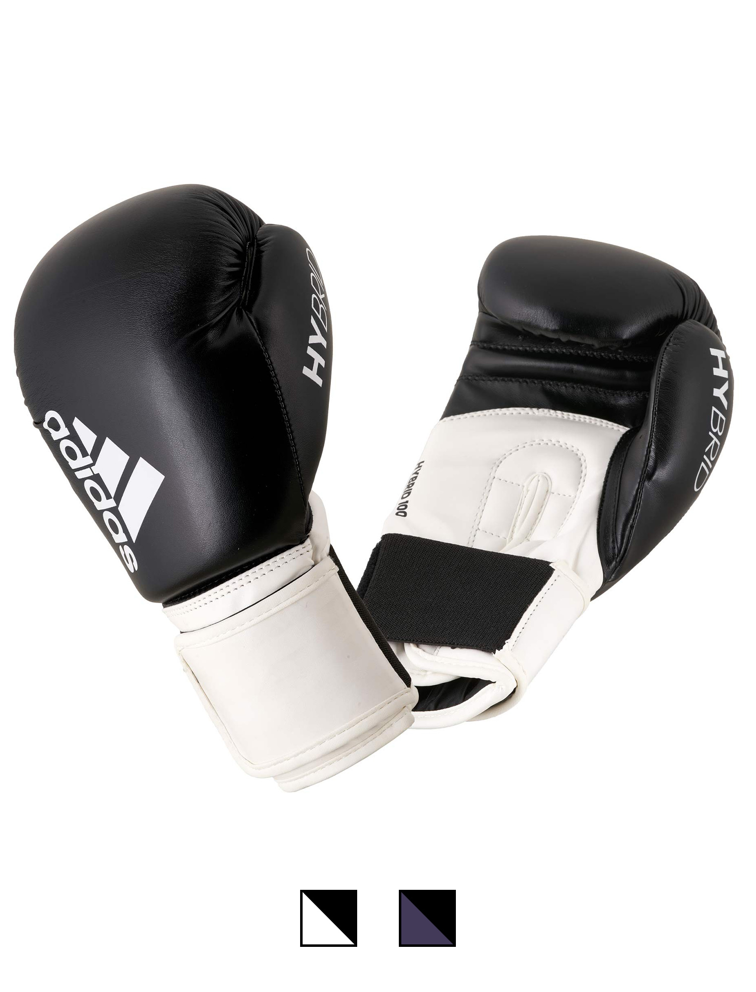 adidas Boxhandschuhe Hybrid 100 ADIH100 schwarz/weiß