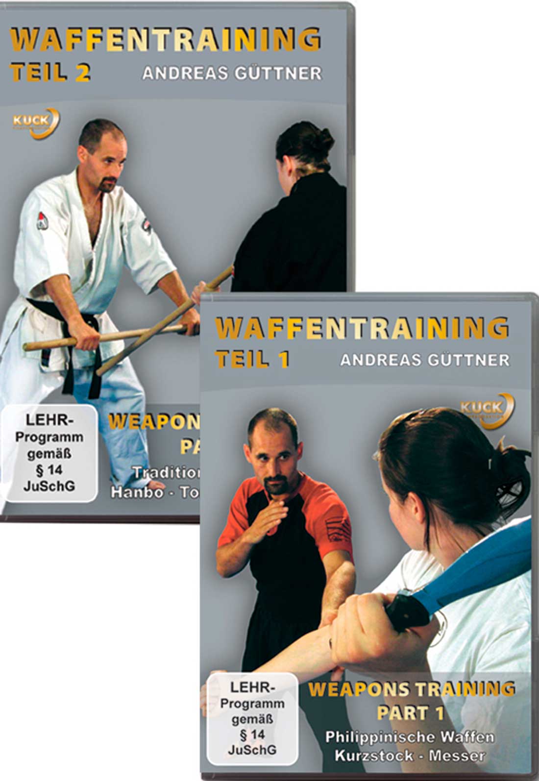 Waffentraining Set, Teil 1 und 2, von Andy Güttner